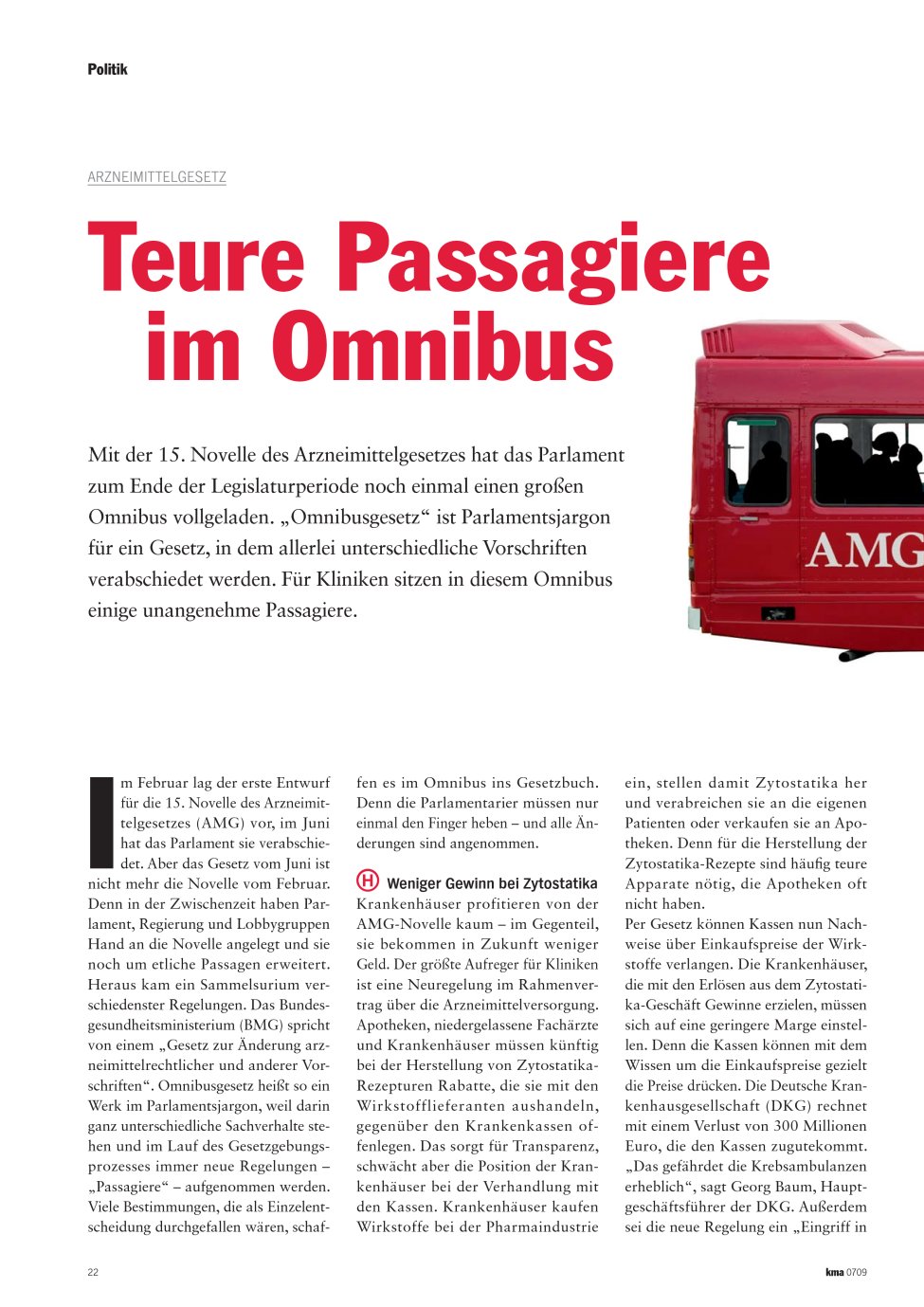 Vorschauseite 1: Teure Passagiere im Omnibus