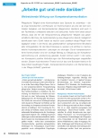 Vorschauseite 1: "Arbeite gut und rede darüber! " Weitreichende Wirkung von Kompetenzkommunikation