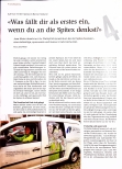 Vorschauseite 1: "Was fällt dir als erstes ein, wenn du an die Spitex denkst? "