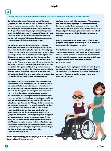 Vorschauseite 3: BMG im Dialog: 5 Fragen zur Pflege zu Hause