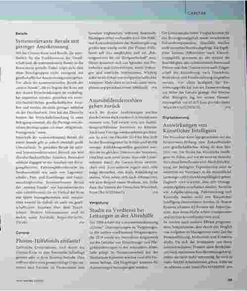 Vorschauseite 2: Lobbyarbeit zeigt Wirkung