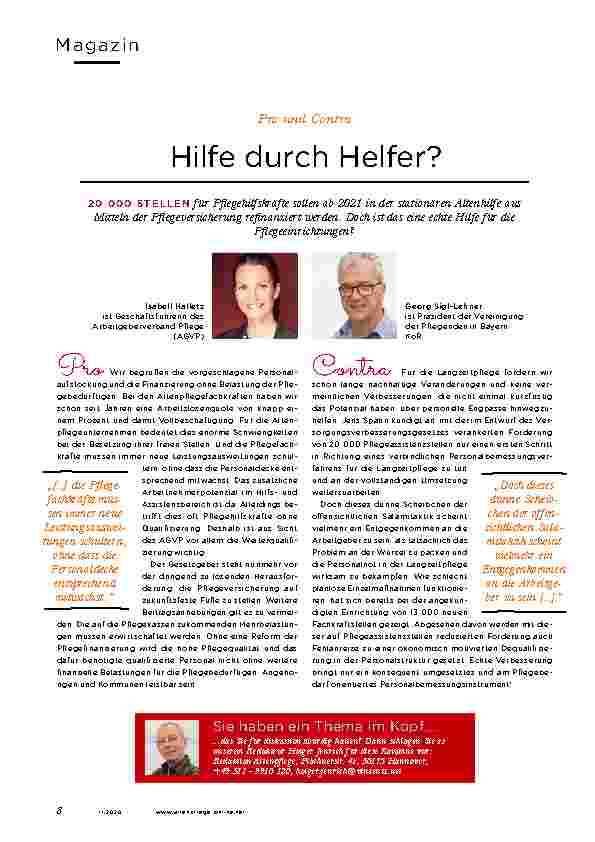 Vorschauseite 1: Hilfe durch Helfer?