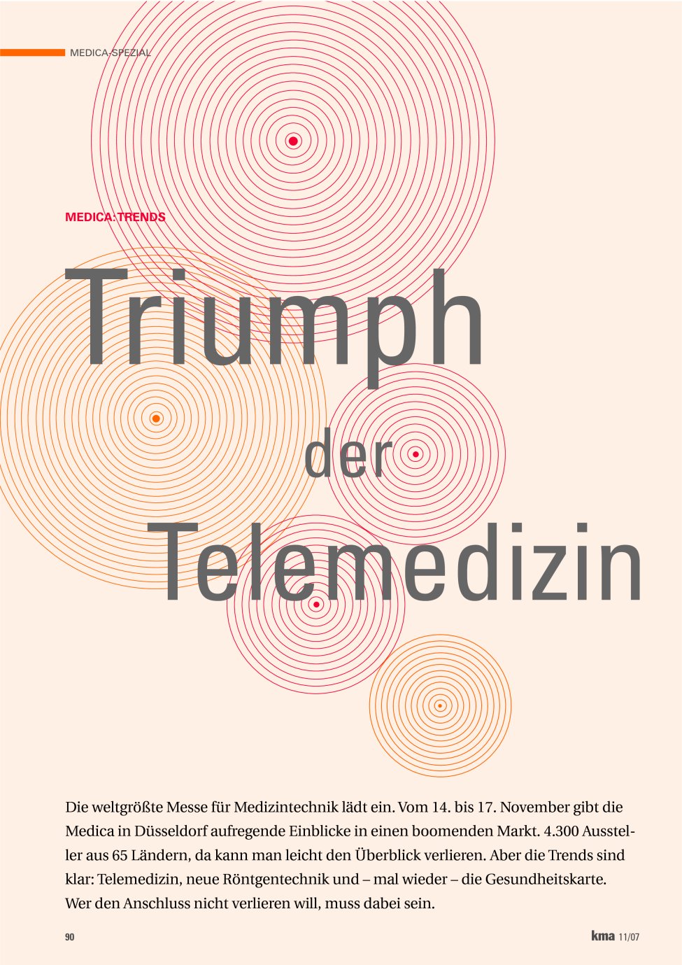 Vorschauseite 1: Triumph der Telemedizin