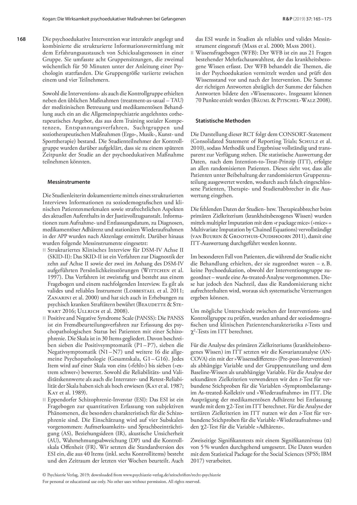 Vorschauseite 4: Die Wirksamkeit psychoedukativer Maßnahmen bei Gefangenen mit Schizophrenie und Substanzkonsumstörung im Justizvollzugskrankenhaus. Eine randomisierte kontrollierte Studie