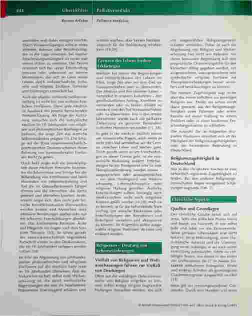 Vorschauseite 2: Therapiezieländerung und Therapieabbruch aus der Sicht verschiedener Religionen