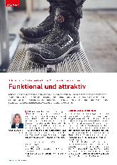 Vorschauseite 1: Schwerpunkt Sicherheitsschuhe: Wichtige Anforderungen - Funktional und attraktiv