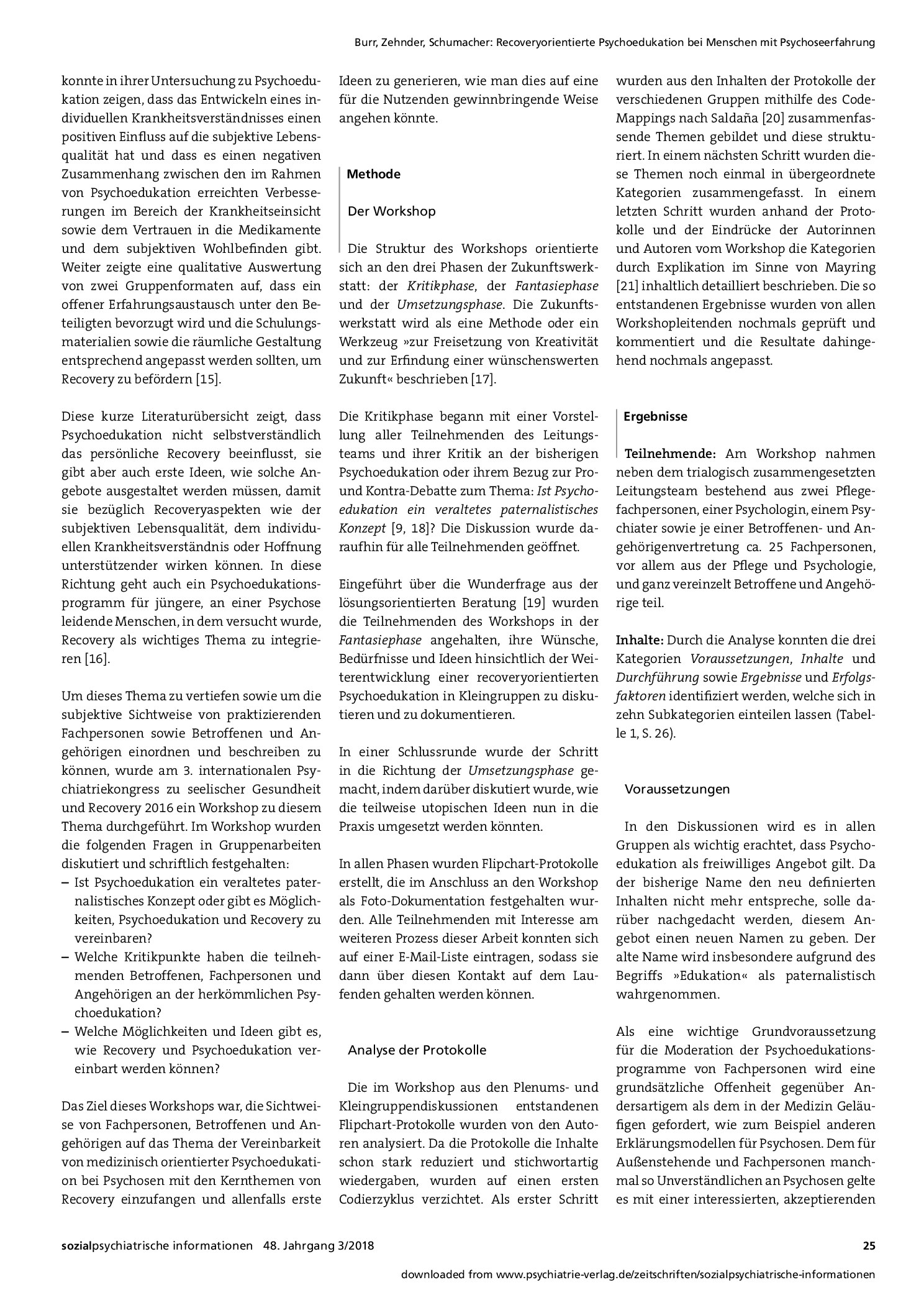 Vorschauseite 2: Recoveryorientierte Psychoedukation bei Menschen mit Psychoseerfahrung