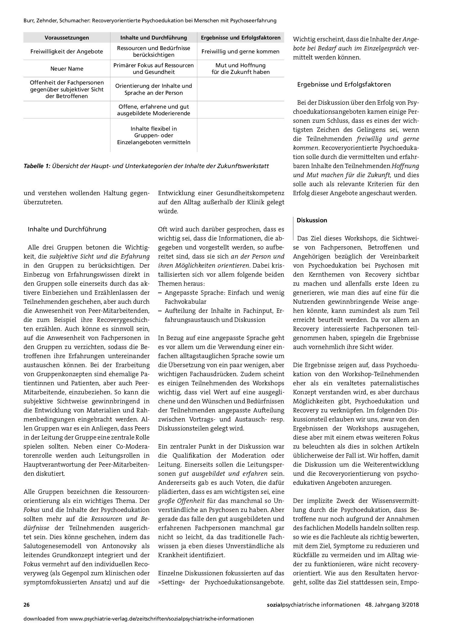 Vorschauseite 3: Recoveryorientierte Psychoedukation bei Menschen mit Psychoseerfahrung