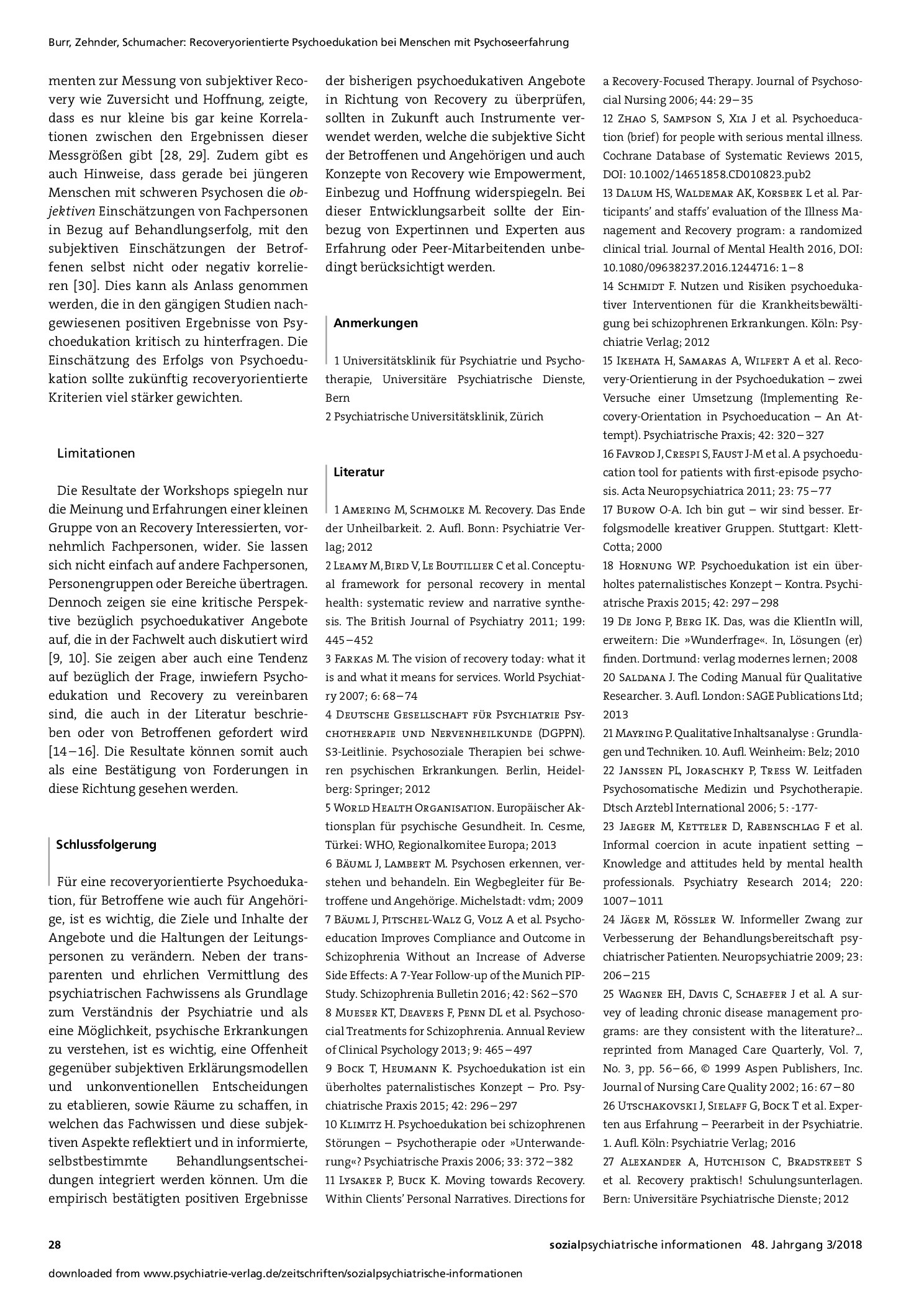 Vorschauseite 5: Recoveryorientierte Psychoedukation bei Menschen mit Psychoseerfahrung
