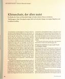 Vorschauseite 1: Klimaschutz, der allen nutzt