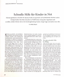 Vorschauseite 1: Schnelle Hilfe für Kinder in Not