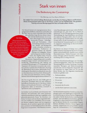 Vorschauseite 1: Stark von innen Die Bedeutung des Coretrainings