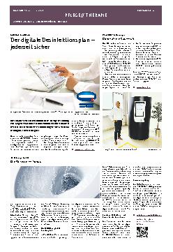 Vorschauseite 1: Der digitale Desinfektionsplan – jederzeit sicher
