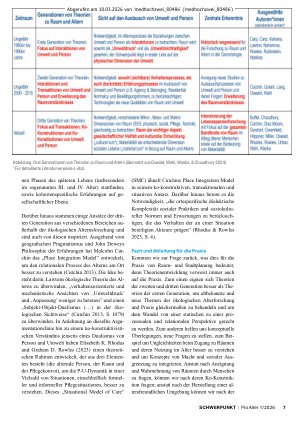 Vorschauseite 4: Altern und Raum als Thema der ökologischen Alternsforschung Ein historischer Blick auf drei Generationen von Modellen und was uns das heute in der Praxis bringt