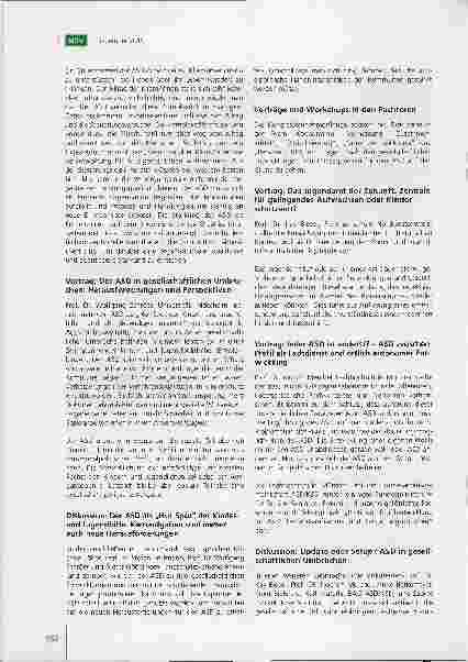 Vorschauseite 4: „Update oder Setup? ASD in gesellschaftlichen Umbrüchen" Bericht über den Bundeskongress der Allgemeinen Sozialen Dienste (ASD) 2019