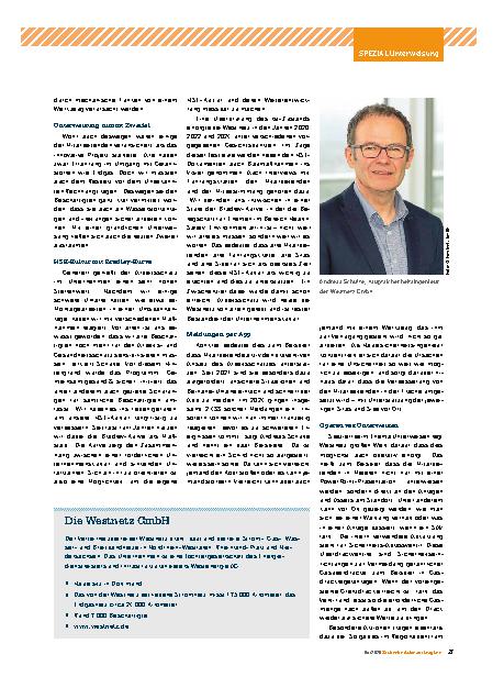 Vorschauseite 2: Bei der Westnetz GmbH in Metelen Operatives Unterweisen