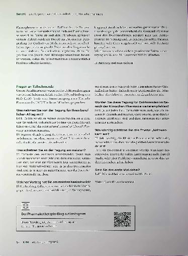 Vorschauseite 3: Zweite gemeinsame Doktorandentagung Klinische Pharmazie