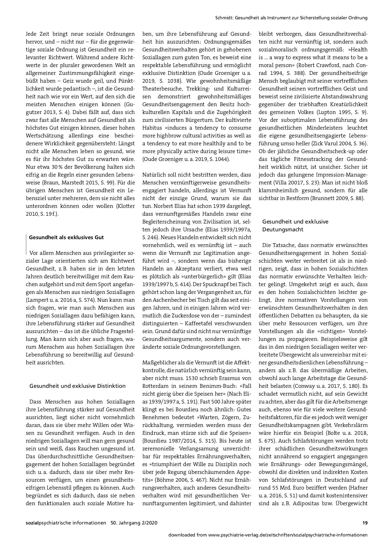 Vorschauseite 2: Gesundheit als Instrument zur Sicherstellung sozialer Ordnung