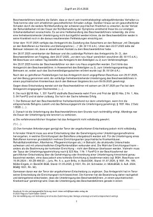 Vorschauseite 2: Zur Unterbringung