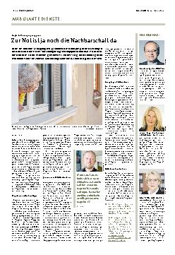 Vorschauseite 1: Zur Not ist ja noch die Nachbarschaft da.