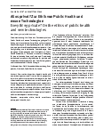 Vorschauseite 1: Alles privat? Zur Ethik von Public Health und neuen Technologien