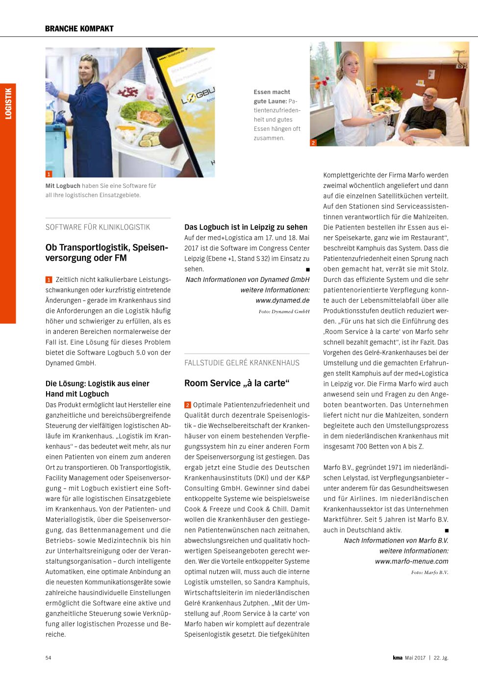 Vorschauseite 1: Fallstudie Gelré Krankenhaus: Room Service „à la carte“