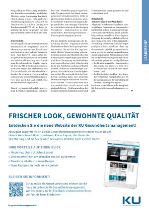 Vorschauseite 2: Risikoprävention für die Ärztliche Leitung im MVZ Nutzen und Umsetzung in Anbetracht der Unbestimmtheit des Verantwortungsbereichs