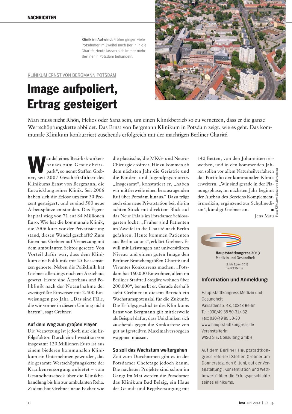 Vorschauseite 1: Image aufpoliert, Ertrag gesteigert