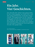 Vorschauseite 1: Ein Jahr. Vier Geschichten.