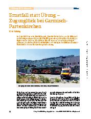 Vorschauseite 1: Ernstfall statt Übung – Zugunglück bei Garmisch-Partenkirchen