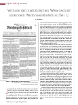 Vorschauseite 1: Verluste der medizinischen Wissenschaft unter dem Nationalsozialismus (Teil 1)