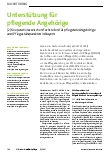 Vorschauseite 1: Unterstützung für pflegende Angehörige: (2) Kooperation zwischen Fachstellen für pflegende Angehörige und Pflegestützpunkten in Bayern