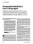 Vorschauseite 1: Verbandmitteldefinition vom G-BA geregelt