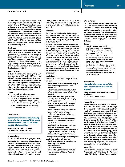 Vorschauseite 6: Umsetzbarkeit erweiterter Reanimationsmaßnahmen im außerklinischen Kreislaufstillstand durch das Medical Intervention Car