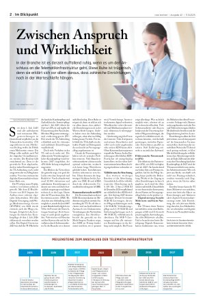 Vorschauseite 1: Zwischen Anspruch und Wirklichkeit