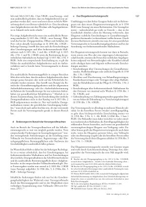 Vorschauseite 3: Die Reform des Betreuungsrechts und die psychiatrische Praxis