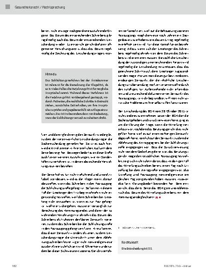 Vorschauseite 3: Hemmung der Verjährung von Arzthaftungsansprüchen