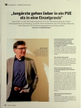 Vorschauseite 1: Jungärzte gehen lieber in ein PVE als in eine Einzelpraxis.