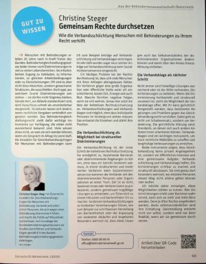 Vorschauseite 1: Gemeinsam Rechte durchsetzen