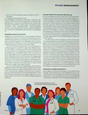 Vorschauseite 2: Versorgung sichern - Integration als Qualitätsfaktor