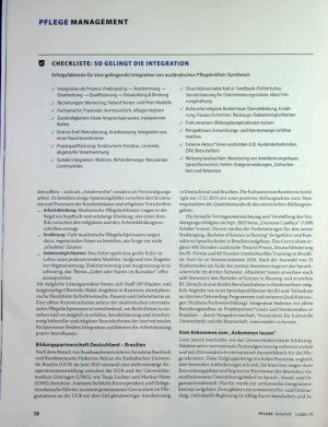 Vorschauseite 3: Versorgung sichern - Integration als Qualitätsfaktor