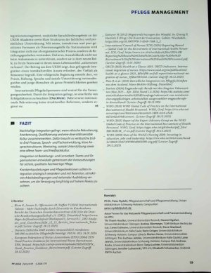 Vorschauseite 4: Versorgung sichern - Integration als Qualitätsfaktor