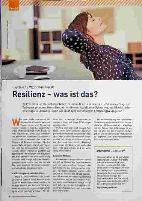 Vorschauseite 1: Psychische Widerstandskraft Resilienz - was ist das?