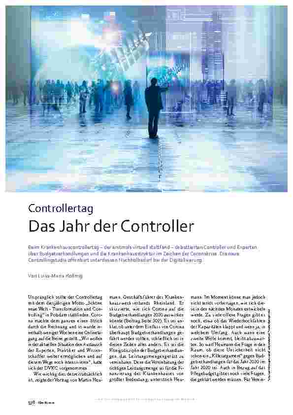 Vorschauseite 1: Controller-Tag: Das Jahr der Controller