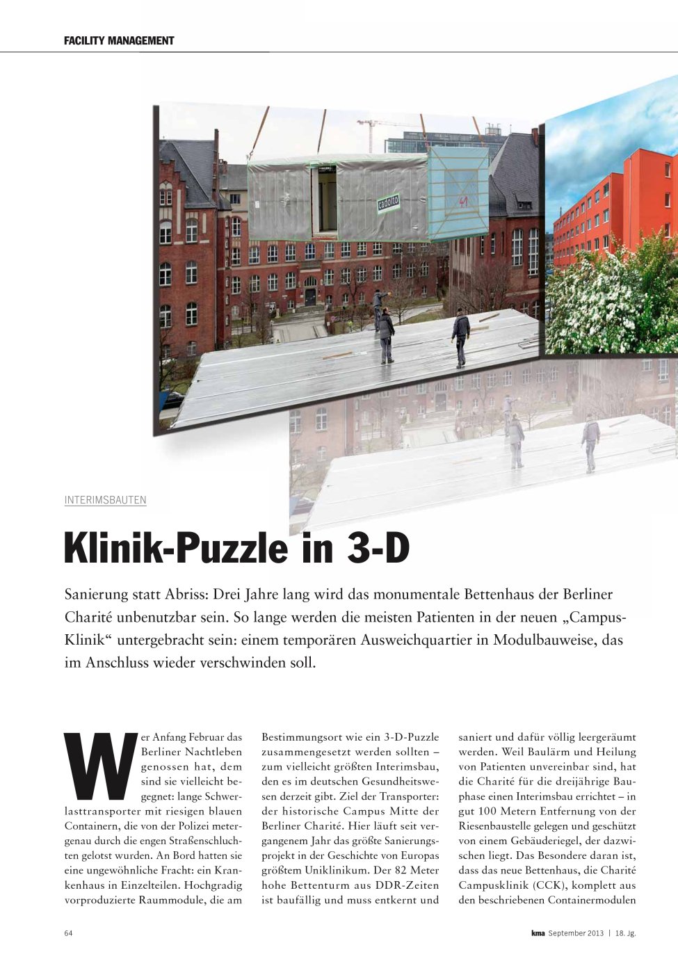 Vorschauseite 1: Klinik-Puzzle in 3-D