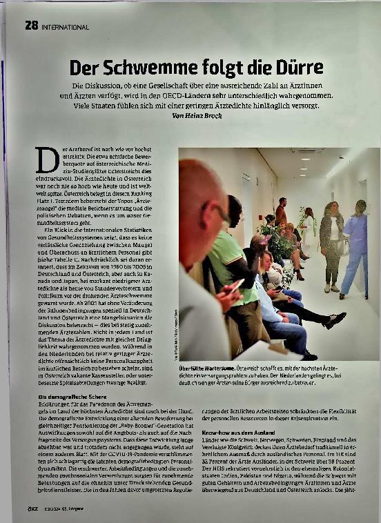 Vorschauseite 1: Der Schwemme folgt die Dürre.