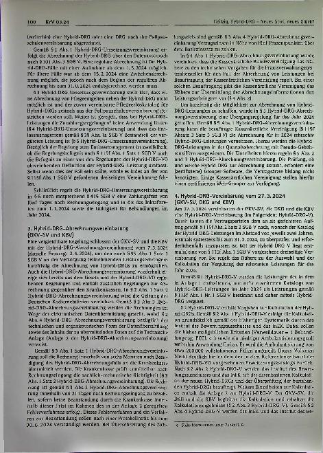 Vorschauseite 3: Hybrid-DRG - Neues Spiel, neues Glück?