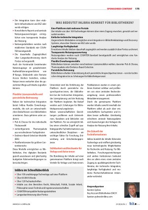 Vorschauseite 2: Inlibra: Zentraler Zugang zu digitalen Fachinformationen
