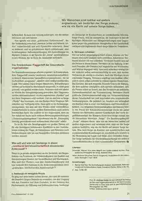 Vorschauseite 2: Hörende Kompetenz in der Krankenhausseelsorge
