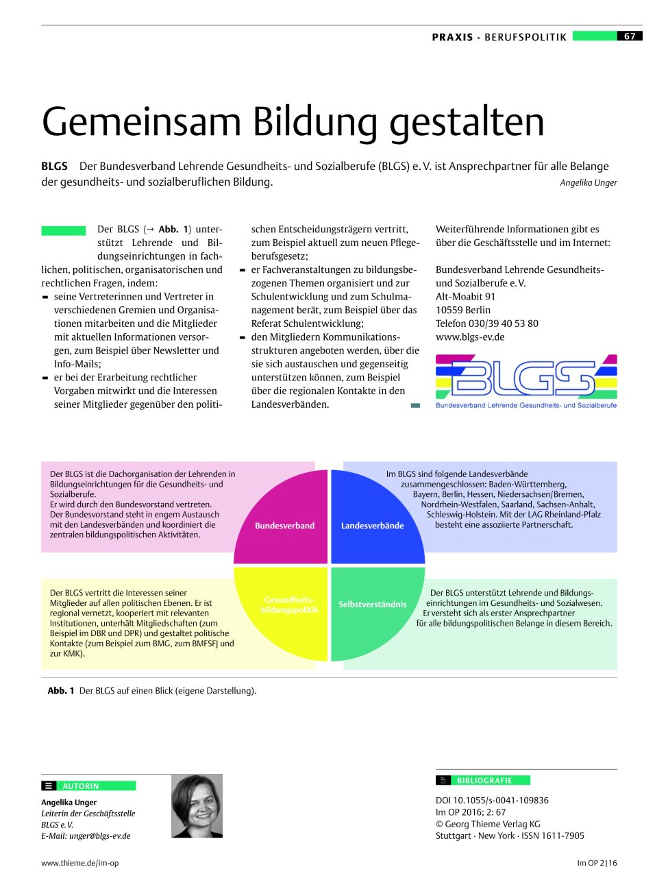 Vorschauseite 1: Gemeinsam Bildung gestalten